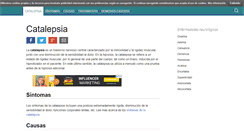 Desktop Screenshot of catalepsia.org